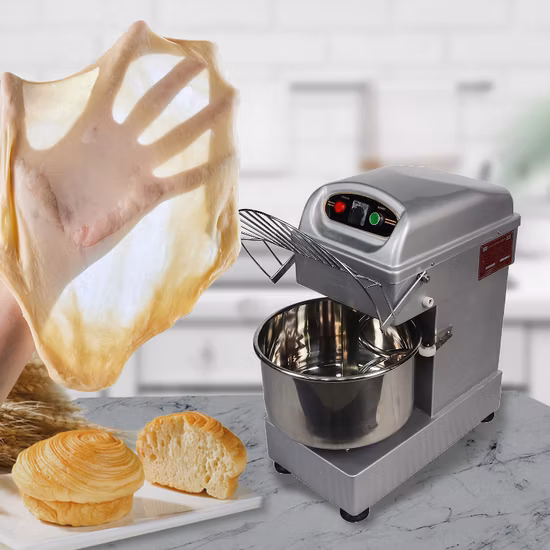 Bakery Equipment Dough Mixer 12kg Flour Electric Spiral Dough Mixer 30L Pizza Dough Kneading Machine/Bread Making Machine/Kitchen Appliances