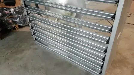 Ventilateur de refroidissement axial d'échappement de ventilation fixé au mur utilisé dans la volaille industrielle/serre agricole/commerciale/culture hydroponique avec grand volume de vent