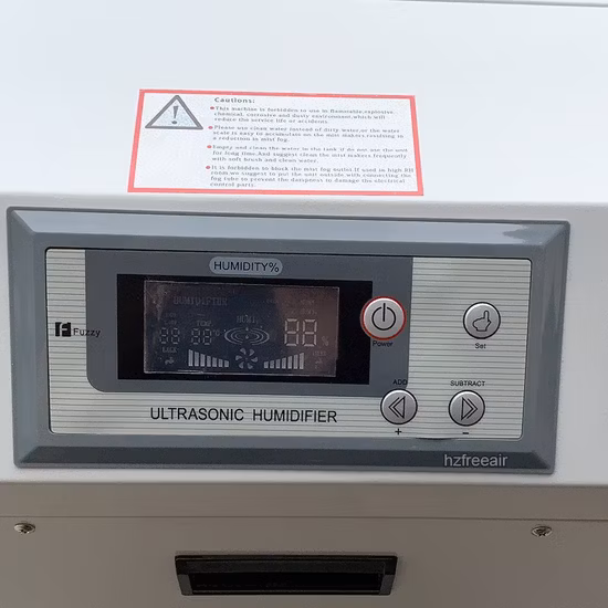Humidificateur ultrasonique de la brume froide 4000ml de contrôle d'humidité de pièce de fabrication d'OEM