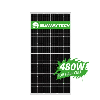 Connecteur compatible Mc4 silicium monocristallin 480W 450W un panneau solaire pour la maison