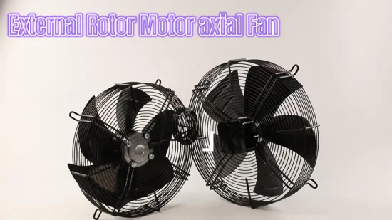 Ventilateur à faible bruit Ec Moteurs à haut rendement Soft Start Drives Ec 500mm Ventilateurs axiaux